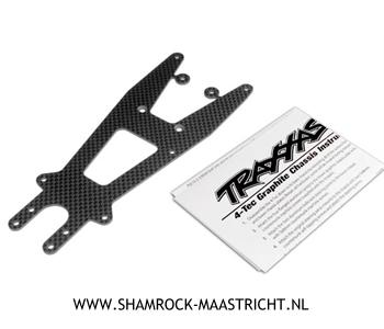 Traxxas Upper chassis plate, graphite - TRX4323X