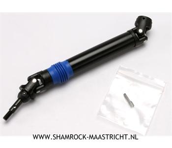 Traxxas  Driveshaft assembly (1), left or right (fully assembled, ready to install)/ 4x15mm screw pin (1) - TRX5451X