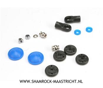 Traxxas Rebuild kit, GTR composite shocks (x-rings, bladders, all pistons, piston nuts, shock rod ends) renews 2 shocks - TRX5562