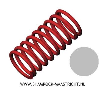 Traxxas Spring, shock (red) (GTR) (4.9 rate silver) (std. front 120m - TRX5442
