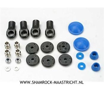 Traxxas Rebuild kit, GTR shock (x-rings, bump stops, bladders, all pistons, piston nuts, shock rod ends) renews 2 shocks - TRX5462