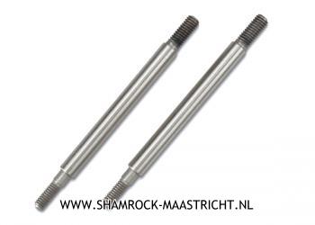 Traxxas Shaft, GTR shock (2) (stainless) - TRX5463