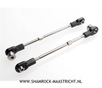 Traxxas Linkage, front sway bar (Revo/Slayer) (3x70mm turnbuckle) (2) (assembled with rod ends, hollow balls and ball stud) - TRX5495