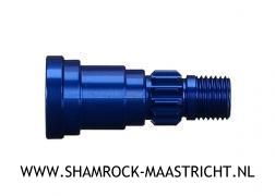 Traxxas Stub axle, aluminum, blue-anodized (1) - TRX7753