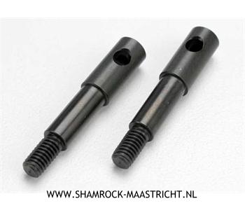 Traxxas Wheel spindles, front (left and right) (2) - TRX5537