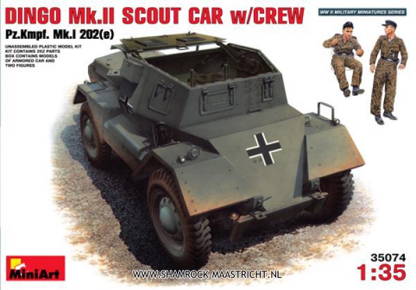 Miniart Dingo Mk.II Scout Car w/Crew
