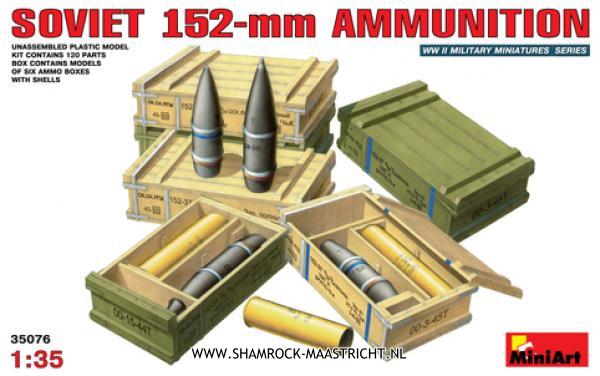 MiniArt Soviet 152-mm ammunition