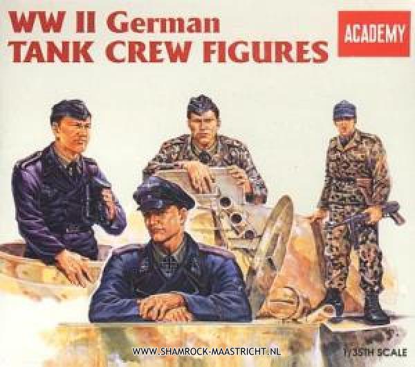 Academy WW II German Tank Crew Figures Set