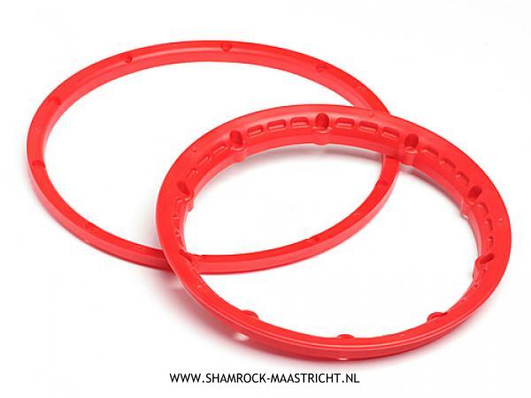 HPI Heavy duty wheel bead lock rings (red/2pcs)