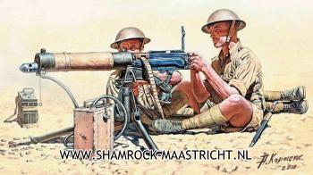 Master Box Ltd Vickers Machine Gun Team - WWII Era