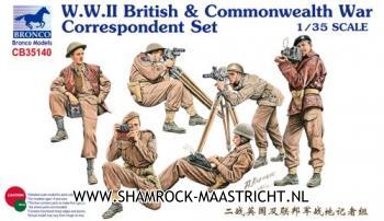 Bronco WWII British and Commonwealth War Correspondent Set