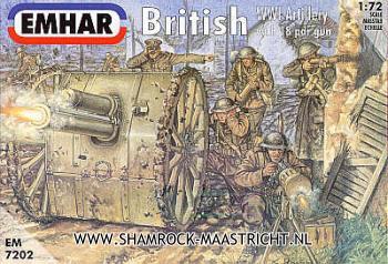 Emhar British WWI Artillery with 18 Pdr Gun