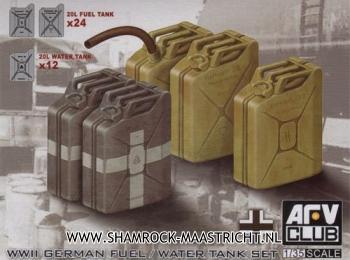 AFV CLUB WWII German Fuel and Water Tank Set