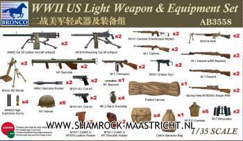 Bronco WWII US Light Weapon and Equipment Set