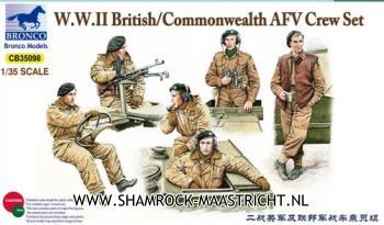 Bronco W.W.II British Commonwealth AFV Crew Set