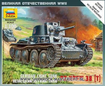 Zvezda German Light Tank Pz. Kpfw.38 (T)