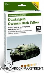Vallejo AFV Painting System German Dark Yellow Set