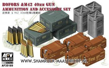 AFV CLUB Bofors & M42 40mm Gun Ammunition and Accessory Set