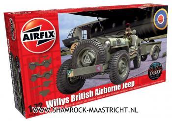 Airfix Willys British Airborne Jeep Set