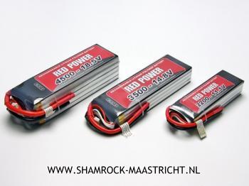 Red Power 7.4V 1600mAh 20C Lipo Accu (EH Balancer)