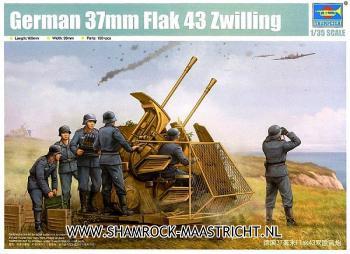 Trumpeter German 37mm Flak 43 Zwilling