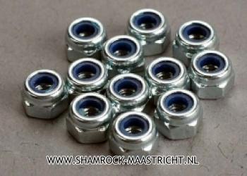 Traxxas Nuts, 3mm nylon locking (12) - 2745