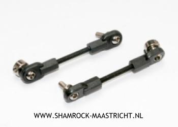 Traxxas Linkage, rear sway bar (2) (assembled with rod ends, hollow balls and ball studs) - 6897