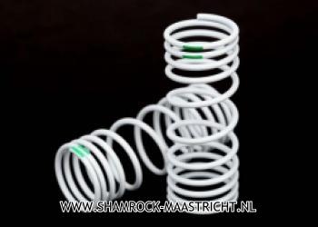 Traxxas Springs, front (progressive, -10% rate, green) (2) - 6862