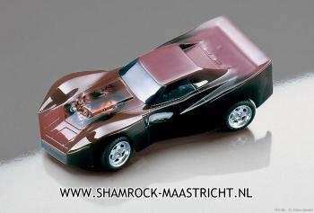 Shamrock Corvette Stingray clear body 1/10