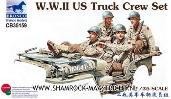 Bronco WWII Us Truck Crew Set 1/35