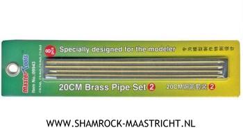 Master Tools 20cm Brass Pipe Set 2