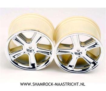 Traxxas Sport Wheels, Maxx (mirror chrome finish) (2) - TRX3972X