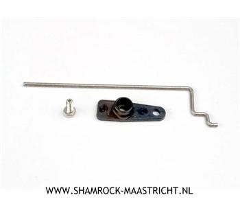 Traxxas Rod, shift/ servo horn (straight)/ 3x8mm RST screw (1) (E-Maxx) - TRX3988