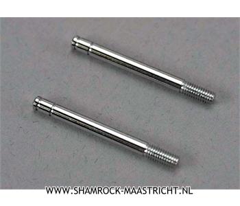 Traxxas Shock shafts, steel, chrome finish (32mm) (2) - TRX4262