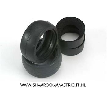 Traxxas Tires, slick (f/r) (2) (with foam inserts) - TRX4370