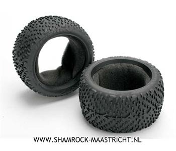 Traxxas Tires, Victory 2.8 (rear) (2)/ foam inserts (2) - TRX5570