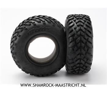 Traxxas Tires, ultra-soft, S1 compound for off-road racing, SCT dual profile 4.3x1.7- 2.2/3.0