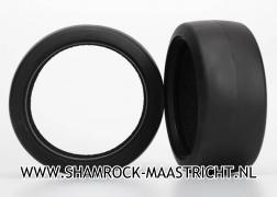 Traxxas Tires, slicks (S1 compound) (rear) (2) / foam inserts (2) XO-1 - TRX6470