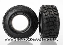 Traxxas  Tires, Kumho, ultra-soft (S1 off-road racing compound) (dual profile 4.3x1.7- 2.2/3.0inch) (2)/ foam inserts (2) - TRX6870R