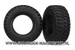 Traxxas Tires, BFGoodrich Mud-Terrain T/A KM2 , ultra-soft (S1 off-road racing compound) (dual profile 4.3x1.7- 2.2/3.0inch) (2)/ foam inserts (2) - TRX6871R