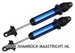 Traxxas  Shocks, GTX, aluminum, blue-anodized (fully assembled w/o springs) (2) - TRX7761