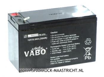 Vabo Loodaccu 12V 8,5A 150 x 95 x 65 mm ideaal voor Voerboten, Alarminstallaties, Kinderautos etc