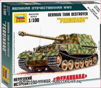 Zvezda German Tank Destroyer Ferdinand 1/100