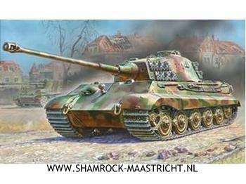Zvezda King Tiger Ausf. B (Henschel Turret) Heavy German Tank 1/100 Snap Fit