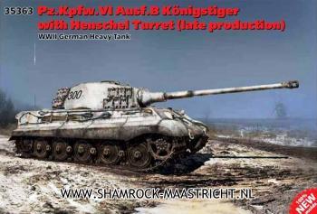 Icm Pz. Kpfw. VI Ausf.B Konigstiger with Henschel Turret (late production) 1/35 WWII German Heavy Tank