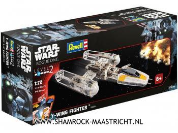 Revell Easy Kit Star Wars Y-Wing Fighter 1/72