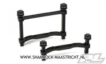 Proline Extended Body Mounts Front and Rear for Traxxas Slash 4x4