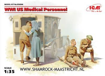 Icm WWI US Medical Personnel 1/35