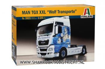 italeri MAN TGX XXL Wolf Transporte 1/24