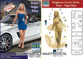 Master Box Ltd Sloan - Vegas Baby Dangerous Curves series 1/24